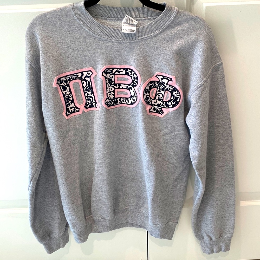 PI BETA PHI LETTER SWEATSHIRT